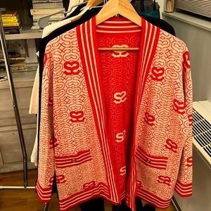 Sandro. Worn twice cardigan heavy knit sweater. Perfect condition!